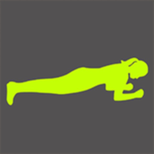 30 Day Plank Fitness Challenge Icon