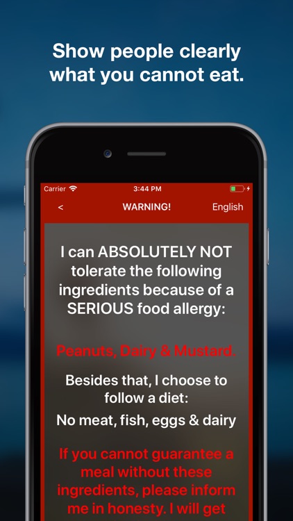 Allert - for food allergies screenshot-5