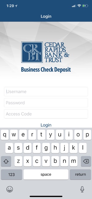 Cedar Rapids -Business Deposit