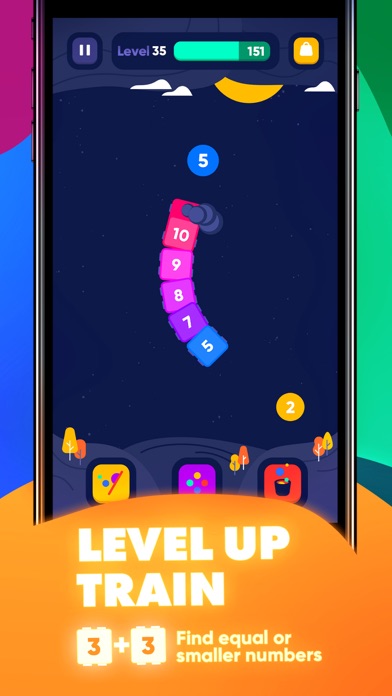 Color Train: Number Snake Game screenshot 2