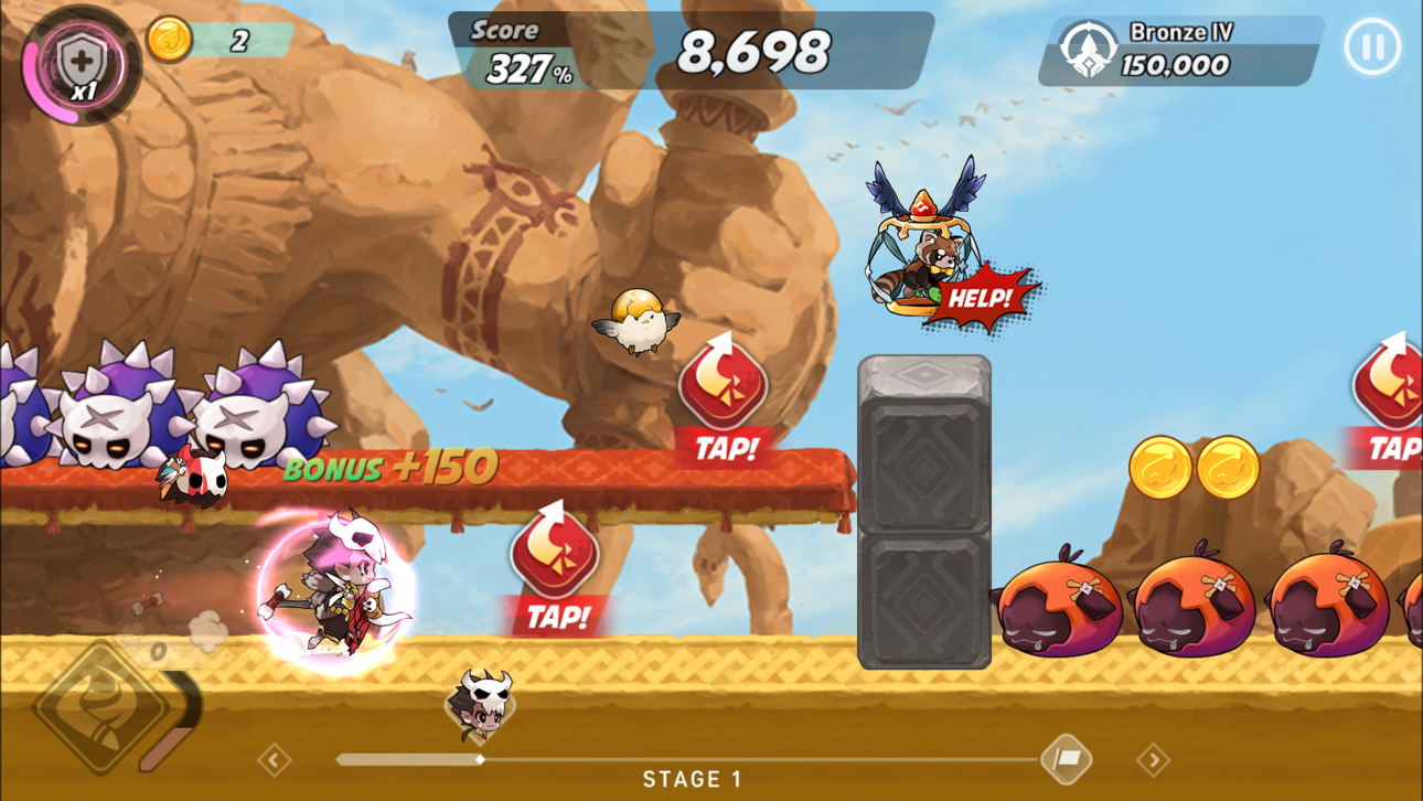 WIND runner: Re Hack screenshot 4 - iOS game interface