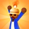 By removing the blocks, help Mr Fire design an escape route, extinguish the spark on Mr Fire's head to pass the level finally