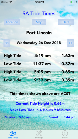 SA Tide Times