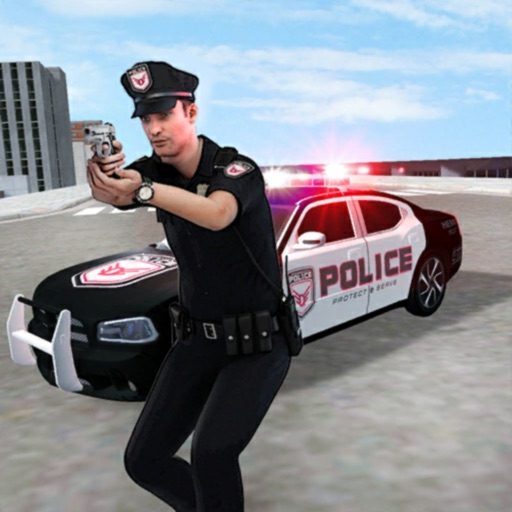 Police Cop Simulator Car Chase Icon