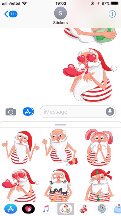 Christmas Santa Xmas Stickers screenshot 3