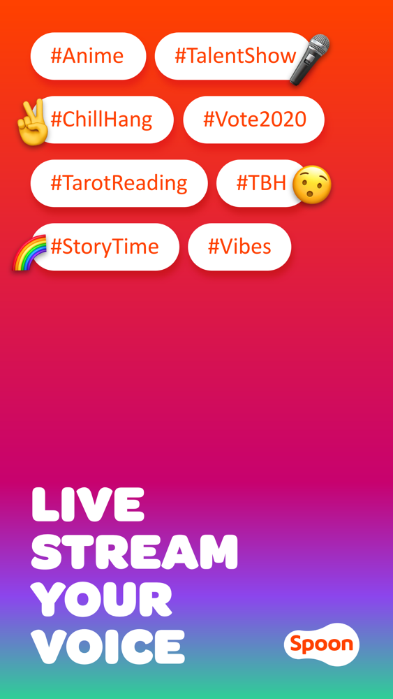 Spoon Audio Live Streaming App for iPhone Free Download Spoon