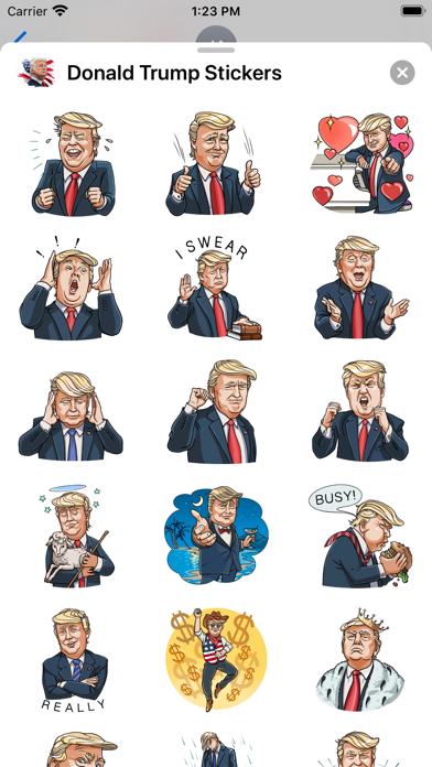 Donald Trump Stickers Pack screenshot 2