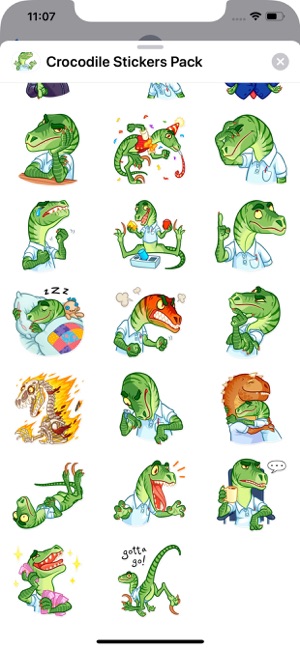 Crocodile Stickers Pack(圖2)-速報App