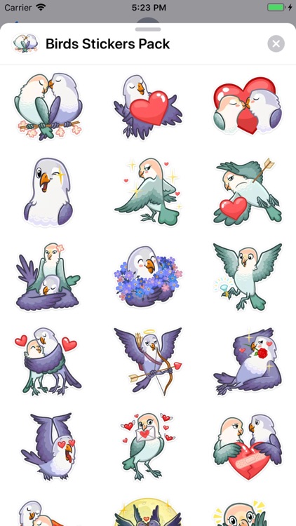 Birds Stickers Pack