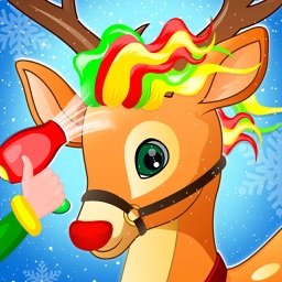 Reindeer Salon Christmas Fun