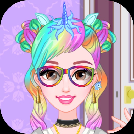 Unicorn hairstyles princess iOS App