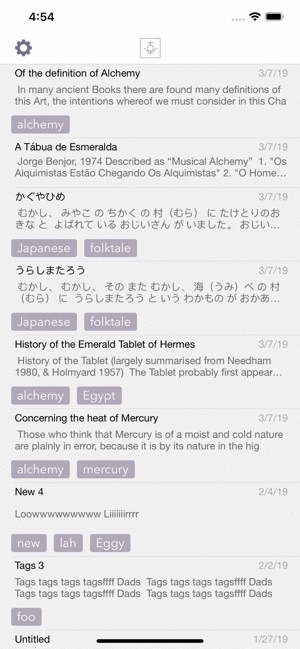 Mercury Notes