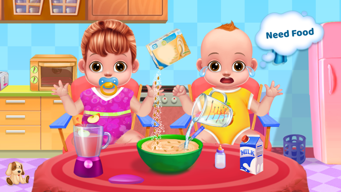 Twin baby care house daycare