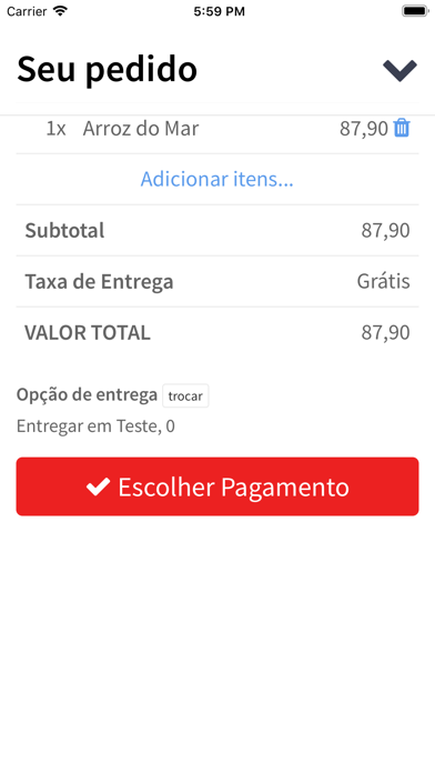 How to cancel & delete Boteco Sushi - Pedidos Online from iphone & ipad 4