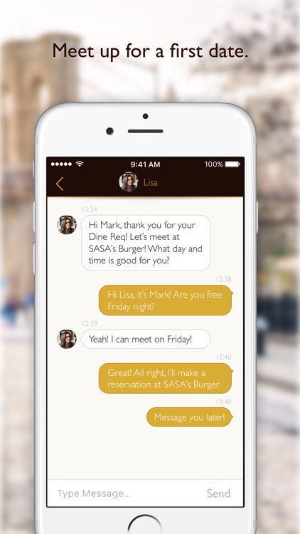 Dine Dating App screenshot-4