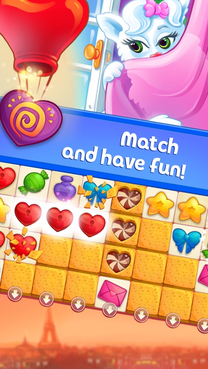 Sweet Hearts Match 3 screenshot-1