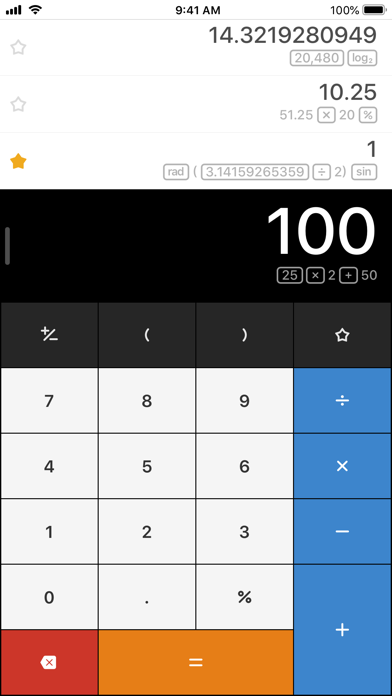 Calcbot — The Intelligent Calculator Screenshot 1