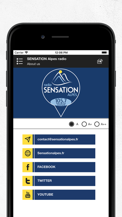 How to cancel & delete SENSATION Alpes radio from iphone & ipad 4