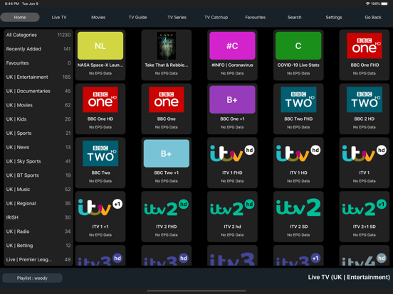 Snappy IPTV Screenshots