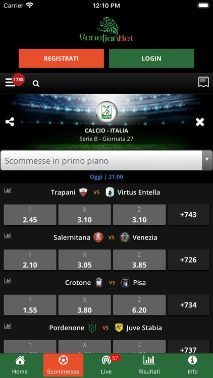 Venetian Scommesse Sportive