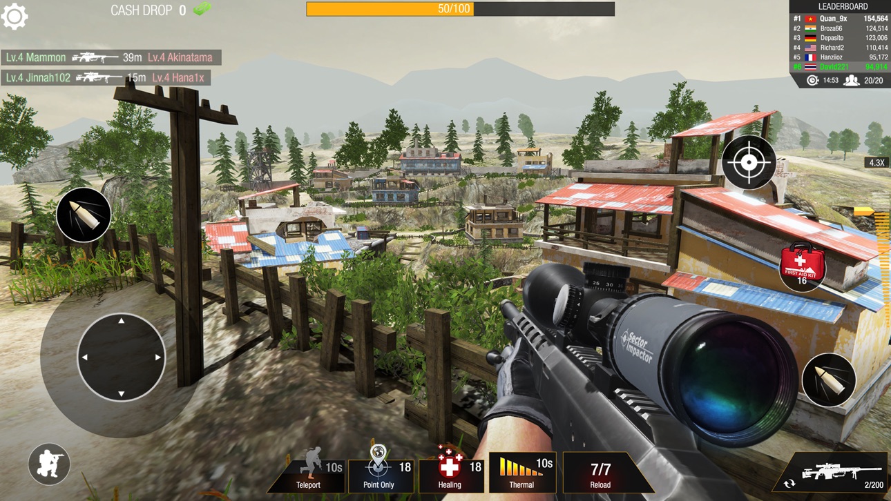 Bullet Strike: Sniper 3D PvP - VIP Hack screenshot 1 - iOS game interface