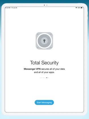 Screenshot 4 Messenger VPN: chat privado iphone