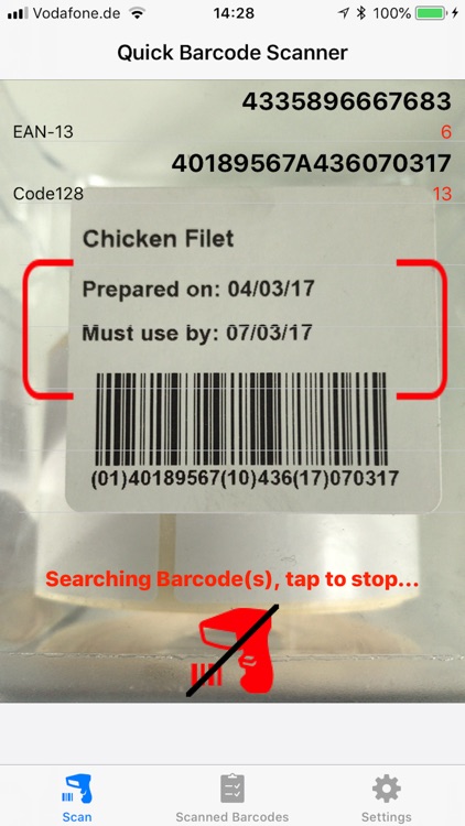 Quick Barcode Scanner screenshot-0