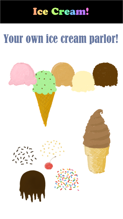 How to cancel & delete Ice Cream Parlor Stickers – Build your own cone! from iphone & ipad 1