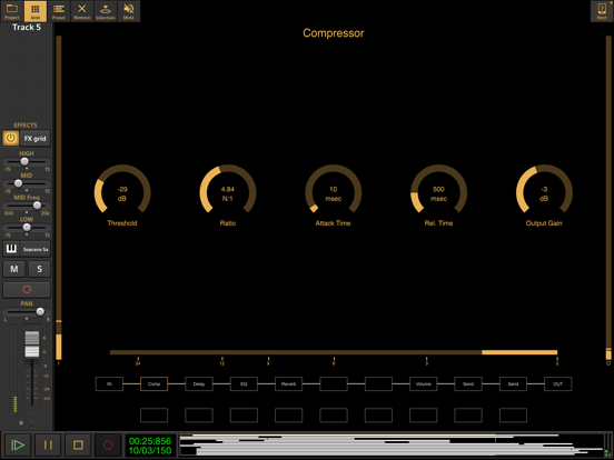 Audio Evolution Mobile Studio screenshot