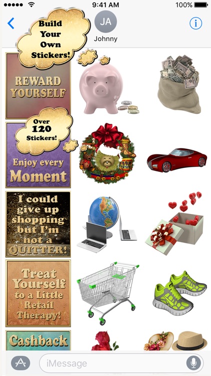 I Love Shopping Sticker Pack