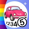 Icon Color by Numbers - Cars +