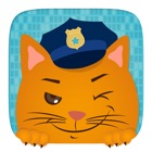 Kids and Toddlers Toy Car - Police Patrol Game for curious little drivers boys and girls with interactive town racers
