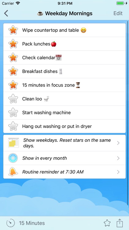 Home Routines