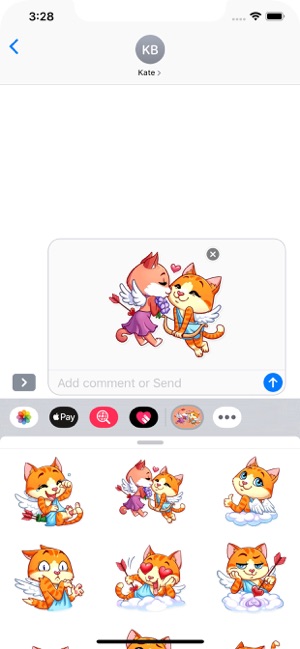 Love Cat Stickers Pack(圖4)-速報App