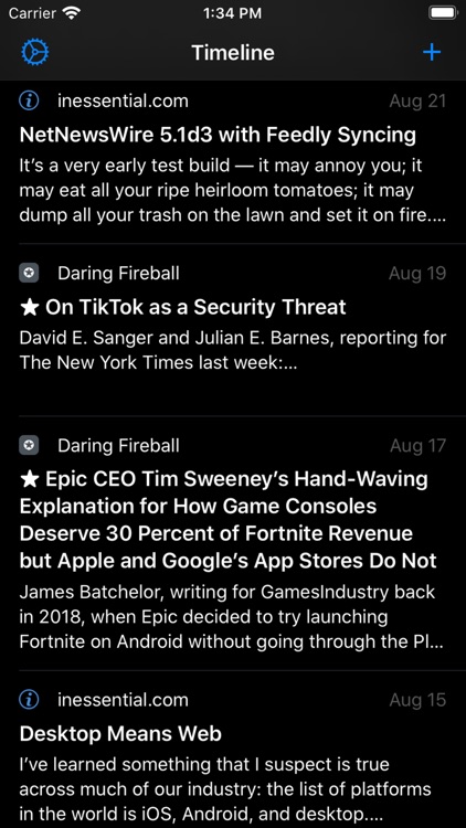Stream - A Feed Reader
