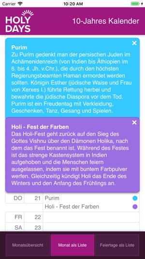 Feiertage der Weltreligionen(圖3)-速報App