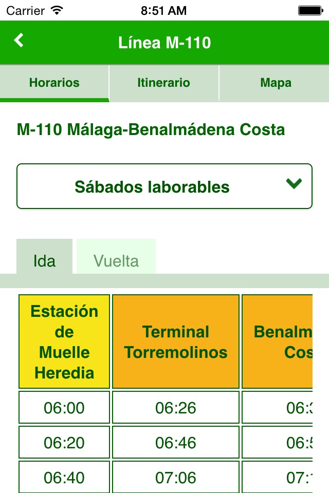 Consorcio Málaga screenshot 4