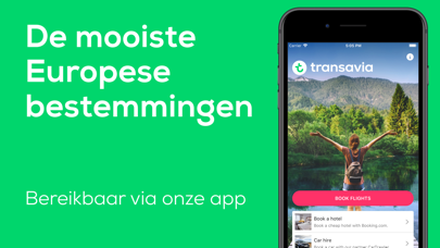 Transavia iPhone app afbeelding 2