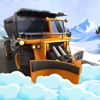 Real Heavy Snow Plow Excavator