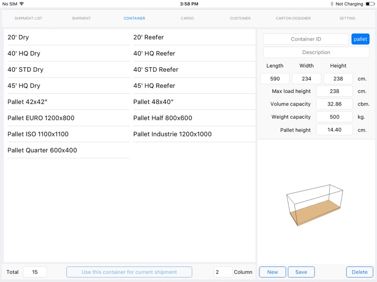 Cargo Optimizer Max for iPad screenshot-4