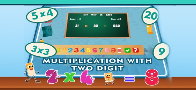 Math Multiplication Quiz Kids(圖2)-速報App