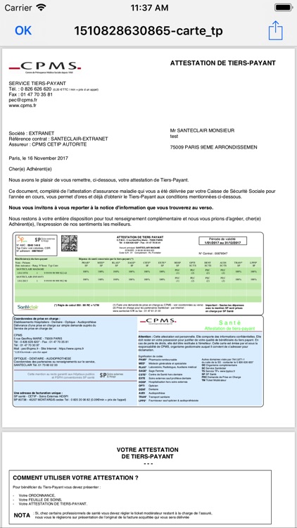 CPMS - Espace Adhérent screenshot-3