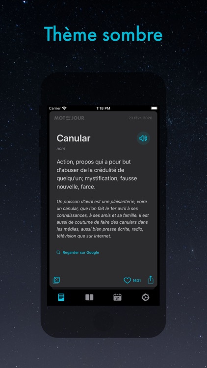 Mot du jour — Daily French app screenshot-6