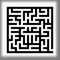 Classic Maze (Labyrinth) game puzzle where you have to find path to exit