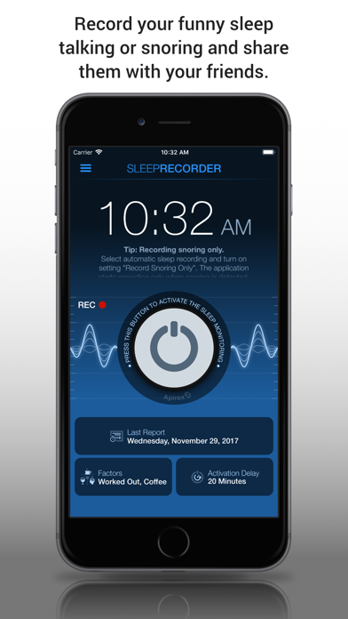 Sleep Talk & Snoring Recorder Screenshot 1