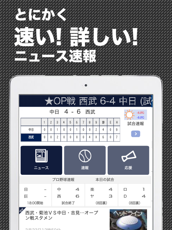 Telecharger 西スポ プロ野球情報 For 埼玉西武ライオンズ Pour Iphone Ipad Sur L App Store Sports