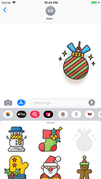 Christmas Flat Stickers Pro screenshot 4