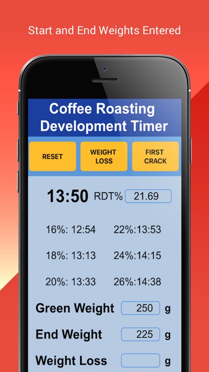 Coffee Roasting RDT Timer screenshot-3