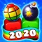 Tap to crush toy cubes and blast it all