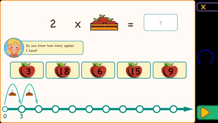 Multiplication Tables & Apples screenshot-3